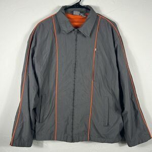 🔥 Vintage NO FEAR Full Zip Polyester Fleece Lined Skateboard Jacket - Men Sz M